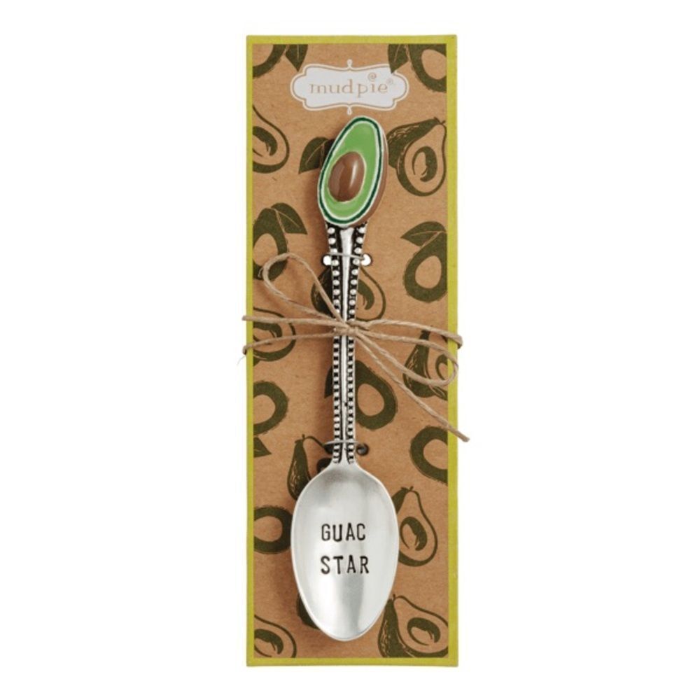 New Mud Pie Green Avocado 'Guac Star' Decorative Spoon